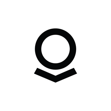 Palantir logo—a simple black orb with a downward chevron, symbolizing data insight and predictive control.
